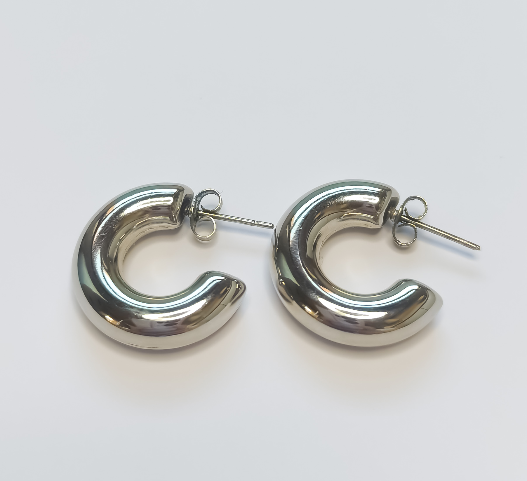 Pendientes Maitane plateado