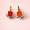 Pendienets Tulipanes Naranja
