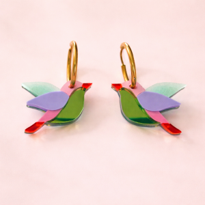 Pendientes pajaritos