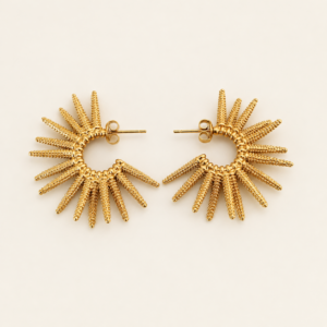 Pendientes Electra Dorados.